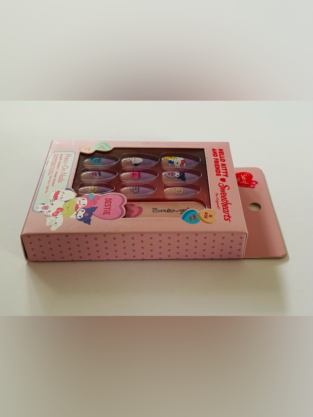 New 24 Hello Kitty and Friends Press-on Nails Medium Length Almond Shape - Picture 9 of 14